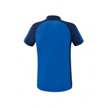 Erima Sport-Polo Six Wings (100% Polyester, schnelltrocknend, angenehmes Tragegefühl) royalblau/navyblau Herren